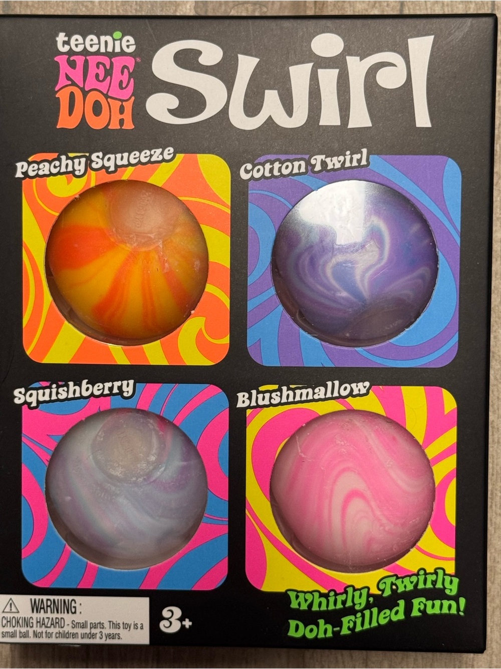 Teenie NeeDoh Swirl 🩷🧡
